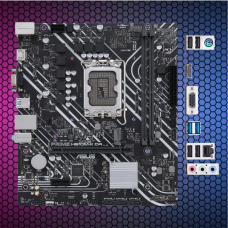 Материнская плата ASUS PRIME H610M-K D4, LGA1700 D-Sub HDMI mATX